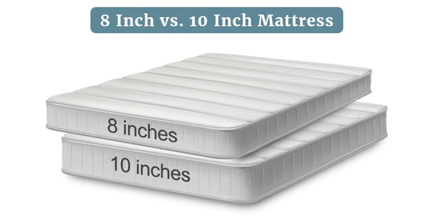 8 inch vs. 10 inch mattress - Mattress thickness guide