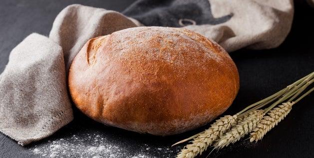 Flour Sack Dish Towel: Bread