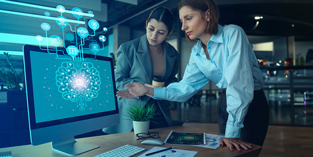 representation of artificial intelligence at work