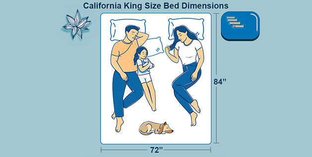 California King Size Bed Dimensions