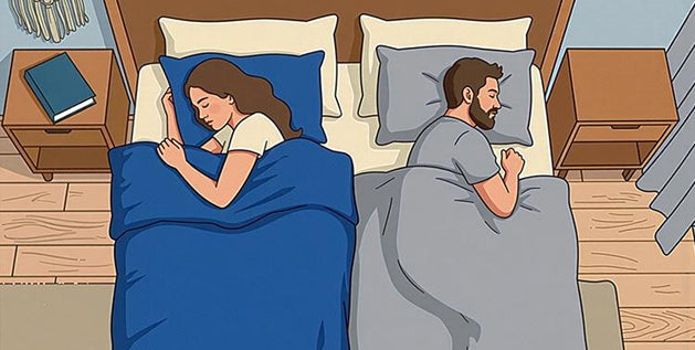 Scandinavian Sleep Method for Better Sleep Quality - No more blanket tug of war - Co sleeping 