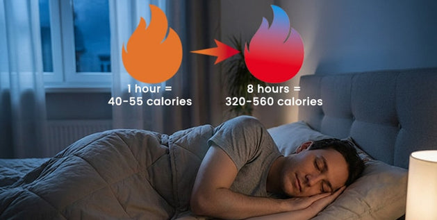 how many calories do you burn sleeping