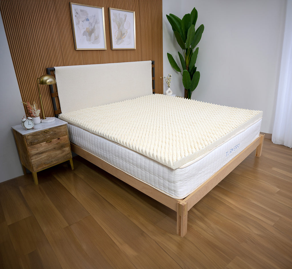 egg-crate foam futon topper 1.5 inch thickness for comfort