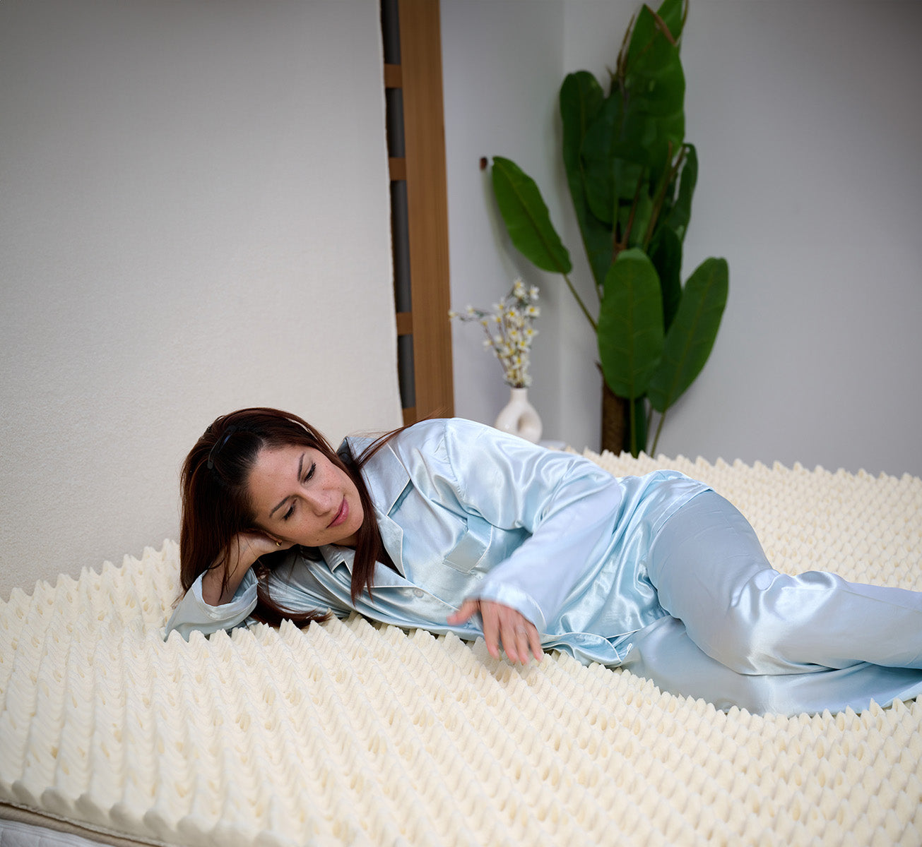 Organic Egg Crate Mattress Topper