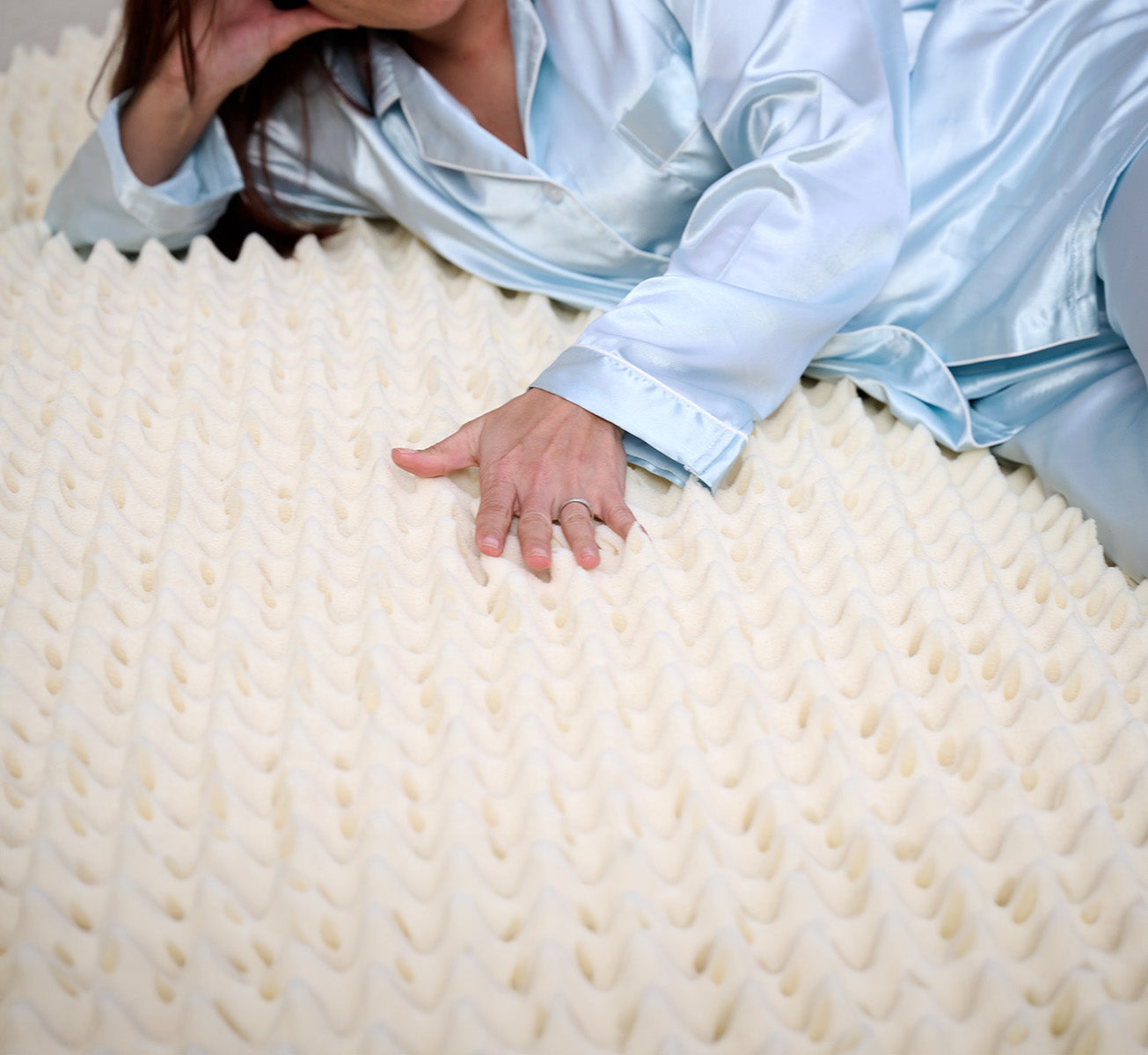 Organic Egg Crate Mattress Topper
