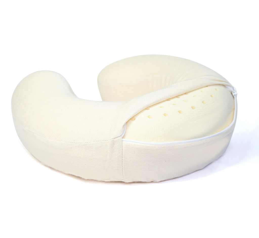 Latex Travel Neck Pillow - Soft - Turmerry
