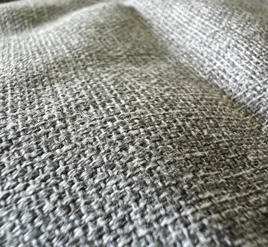 Belgium Organic Linen Textured Grey