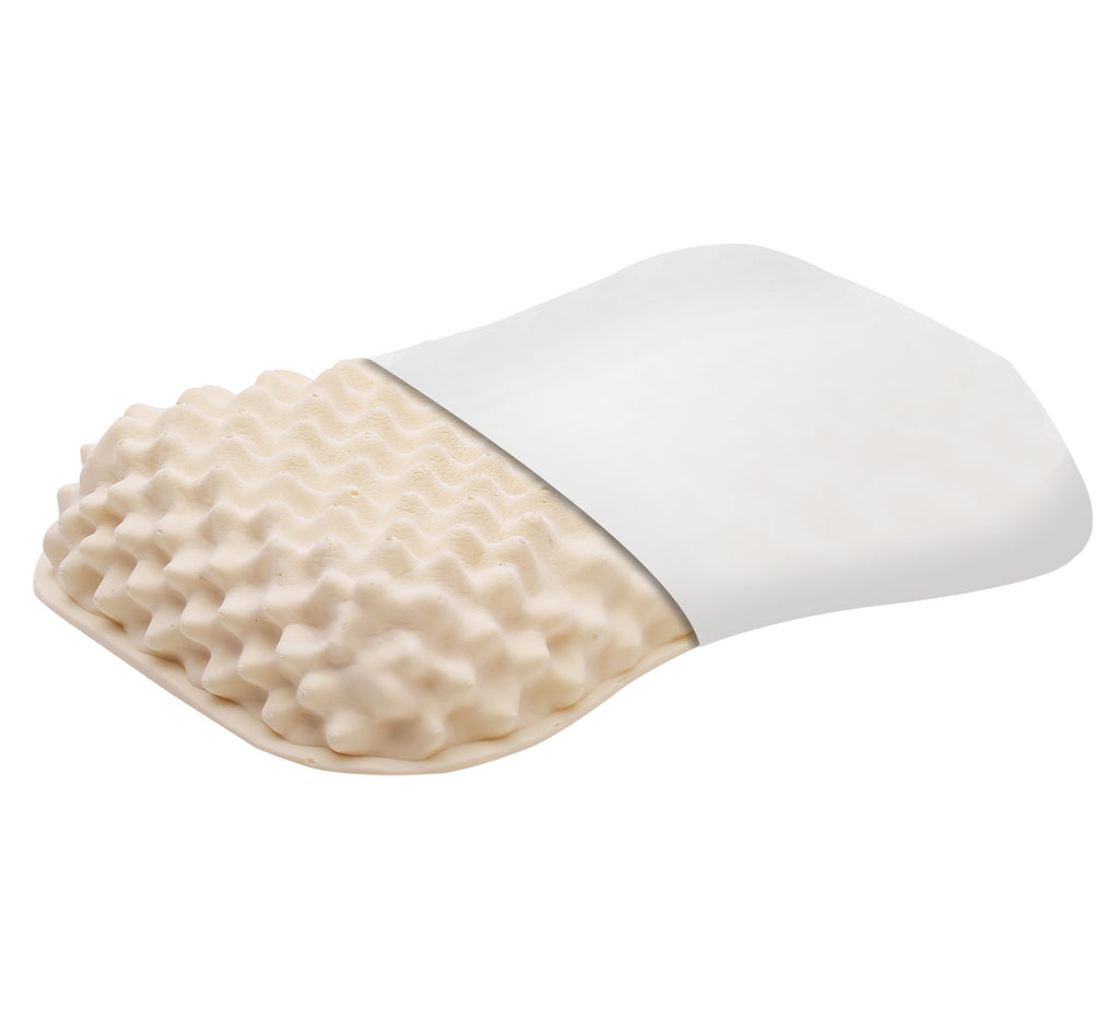 S-shaped Thailand Original Natural Latex Boyfriend Safety Pillow Memory  Foam Pregnant Side Sleeping Leg Pillow Massage Pillows