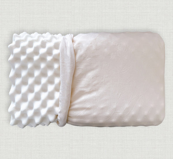 Convoluted Latex Contour Pillow Turmerry