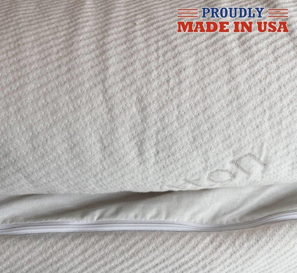Deluxe Zippered Mattress Topper Cover