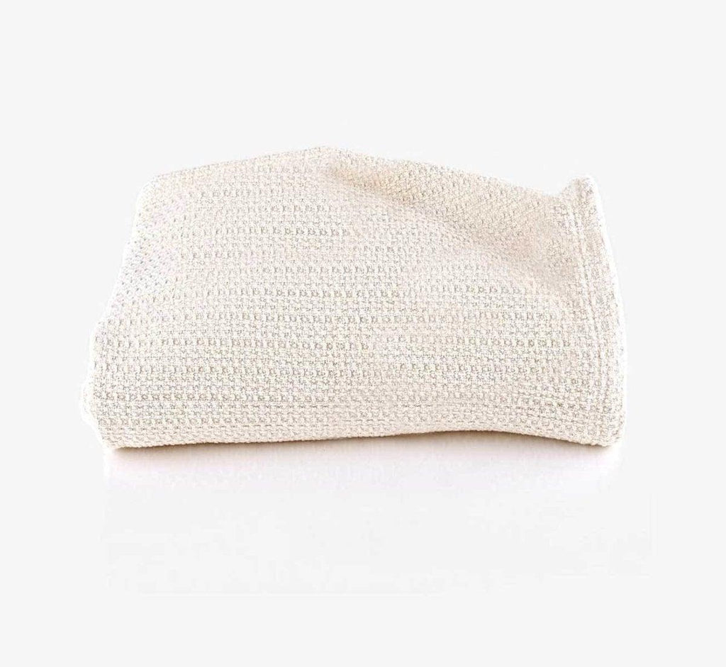 Waffle Weave Organic Cotton Blanket and Throw - King 110 x 90 - OAM